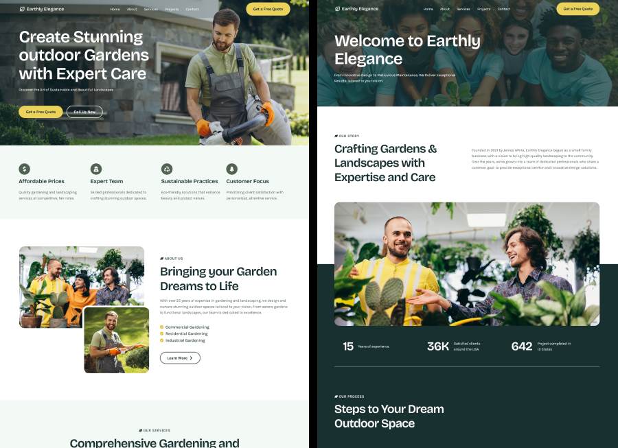 Garden care theme by Astra