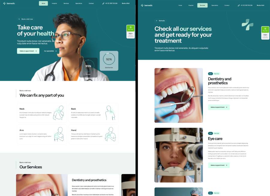 BeMedic 4 – Hospital & Medical Website Template by Betheme